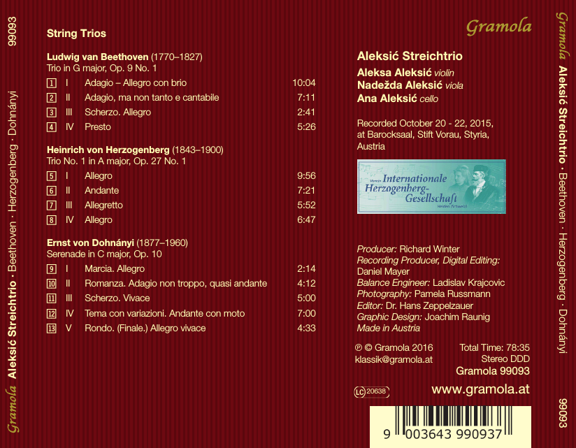 AleksicStreichtrio CD Herzogenberg Back