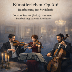 J. Strauss: Künstlerleben, Walzer, Op.316 (Streichtrio / String Trio)